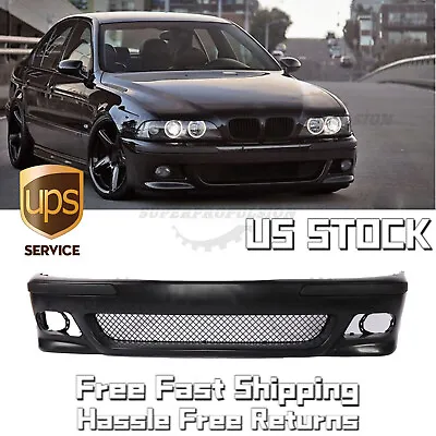 M5 Style Front Bumper Cover For BMW 5-Series E39 97-03 PP W/O Fog Lamp • $223.70