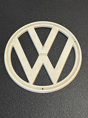 Original Vintage Volkswagen VW 7” Badge Emblem Part # 853601e OEM White Plastic • $19.99