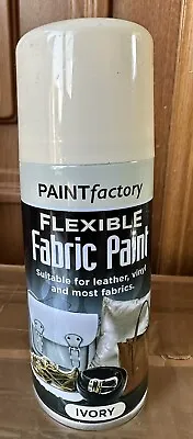 Flexible Fabric Spray Paint Leather Vinyl Textile Clothes Fast Drying - 200ml • £2.70