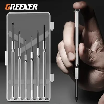 Small Mini Precision Screwdrivers 6PC Set For Watch Jewelry Glasses Electronics • $9.99