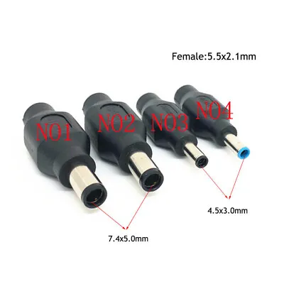 4.5 X 3.0 Mm 7.4 5.0 DC Male To 5.5 X 2.1mm Female Power Plug Adapter Connector • $0.99