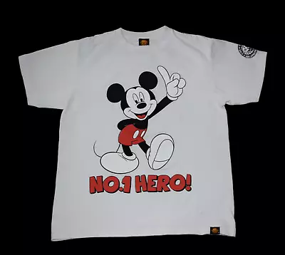 Vtg King Of Sports Mickey Mouse NJPW T-Shirt New Japan Pro Wrestling RARE Sz L • $75