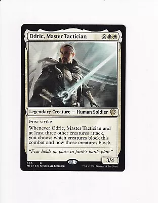 2021 Mtg Magic Commander: Innistrad: Midnight Hunt Odric Master Technician • $1.25