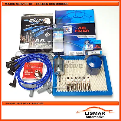 $147 • Buy Major Service Kit For Holden Commodore V6 3.8Ltr VT, VX, VU, VY With Eagle Leads