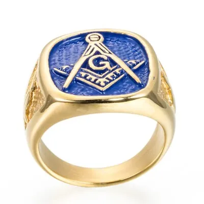 £9.82 • Buy Mens Mason Masonic Freemason Society Fashion Ring