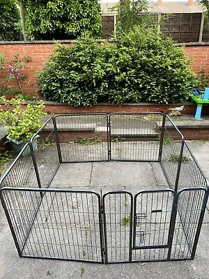 £10 • Buy Pet Dog Puppy Cat Rabbit  Playpen Indoor/outdoor Metal Enclosure Run Cage