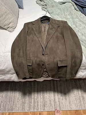 Ralph Lauren Polo Suede Leather Jacket 38R • $1200