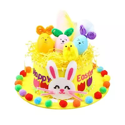 Easter Bonnet Kit Easter Children's DIY Hat Decoration Set Easter Party Favors • £9.46