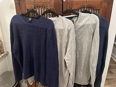 Lot Of 4 Mens Sweaters J Crew Chaps • $8.54