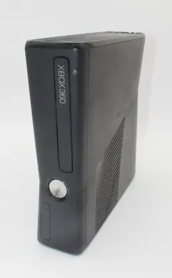 Microsoft Xbox 360 S Slim Model 1439 4GB Black Console Only Tested/Works • $44.95