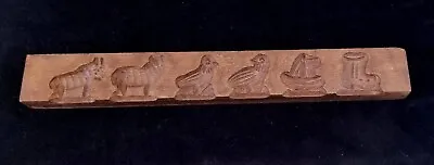 Atq Carved Wood Candy Maple Sugar Or Butter Mold Donkey Wolf Birds Boat & Boot • $29.99
