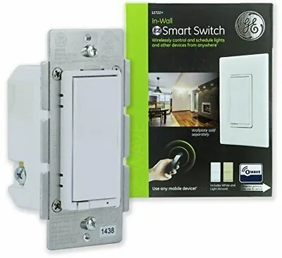 $69 • Buy GE Z-Wave Wireless Smart Lighting Control Light Switch, On/Off Paddle, In-Wall,
