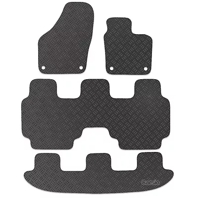 Carsio Tailored Rubber Car Floor Mats For VW Sharan 2010+ Onwards 1 Pc Rears • £25.99