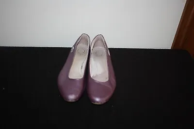 Lacoste Womens Metallic Beam Purple Ballet Flat Shoes  8.5 USA- 40 Euro • $9.99