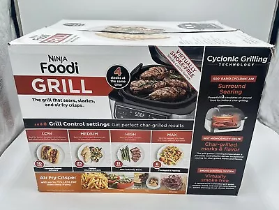 Ninja Foodi 4-in-1 Indoor Grill And Air Fryer Black/Silver AG302 Great Condition • $89.99