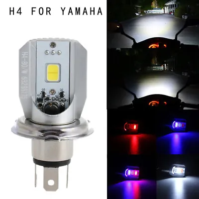 H4 Motorcycle Headlight LED Hi/Lo Beam Front Light Bulb Lamp Fit For Yamaha • $10.63