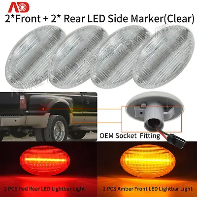 LED Dually Bed Side Fender Marker Light Lamp For Ford F350 F450 F550 Super Duty • $29.69