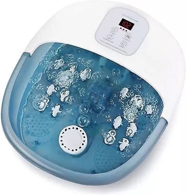 $23.99 • Buy Foot Spa Bath Massager Heat Soaker Massage Bubble Roller Deep Soak, X Large Feet