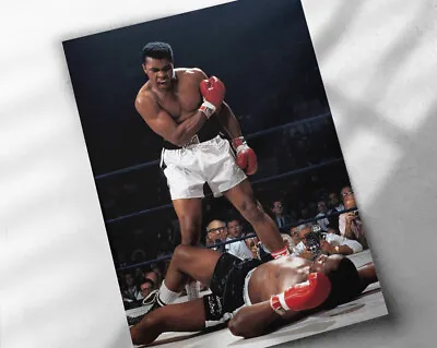 Muhammad Ali Poster Sonny Liston Poster Canvas Or Framed Print Art Tribute • $124.99