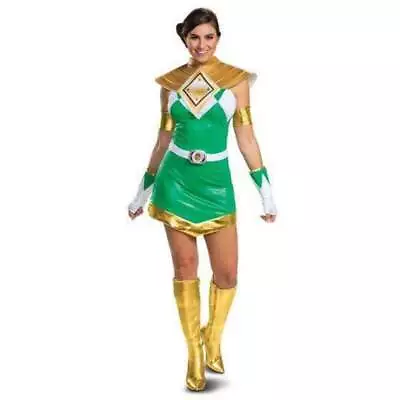 Green Ranger Female Mm Deluxe Adult Costume • $55.95