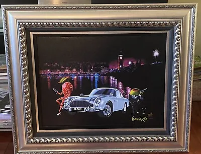 Michael Godard Bond In London Signed Framed Giclee Canvas COA /Appraisal 164/200 • $1799