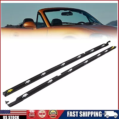 2x Left & Right Door Window Glass Weatherstrip Seal For Mazda Miata 90-97 99-05 • $58.89