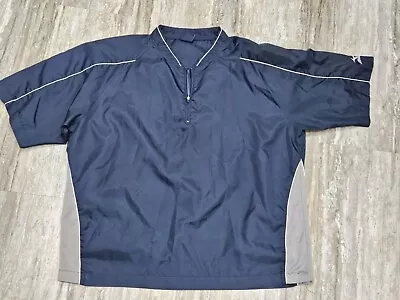 Mizuno Teamwear Baseball Shirt Mens 2XL Windbreaker Warm-Up Pullover 1/4 Zip • $18