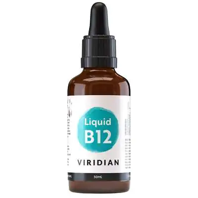 £15.49 • Buy Viridian Vitamin B12 Liquid 50ml Supplement Vegan No GMO And Palm Oil Free