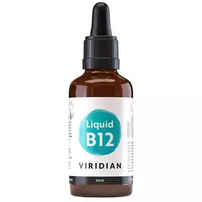 £15.49 • Buy Viridian Vitamin B12 Liquid 50ml Supplement Vegan No GMO And Palm Oil Free