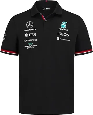 Mercedes-AMG Petronas F1 2022 Team Polo - Black Size M • $89