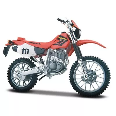 Honda XR400R 1:18 Kids Model Diecast Dirt Bike Motorbike Motorcycles Toy Red 3+ • $36.99