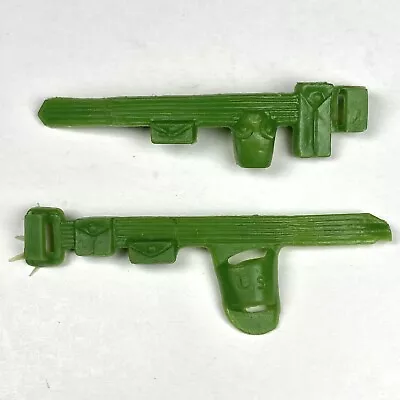 Vintage Marx Green US Army Plastic Ammo Belts Straps Play Set Accessories Parts • $7.49