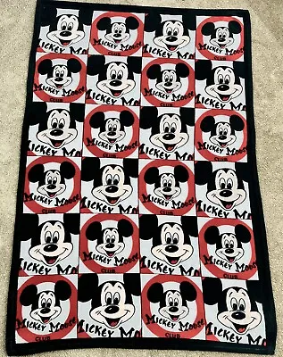 Disney Parks Mickey Mouse Club Fleece Throw Blanket Polyester Soft 60” X 40” • $35