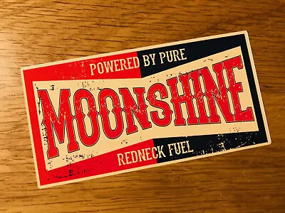 Moonshine Sticker Whisky Black Burner Oldschool Corn USA Decal Mi425 • $4.29