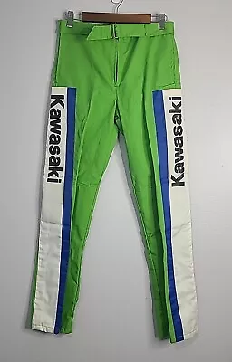 Vintage Kawasaki Racing Pants Adult XS • $75