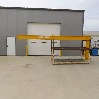 1/2 Ton 1000 LBS Wall Mount Cantilever Jib Crane 240-1/2  Swing 200  Travel • $2299.99