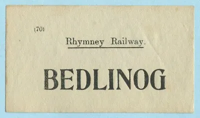 £6 • Buy Rhymney Railway,   Bedlinog