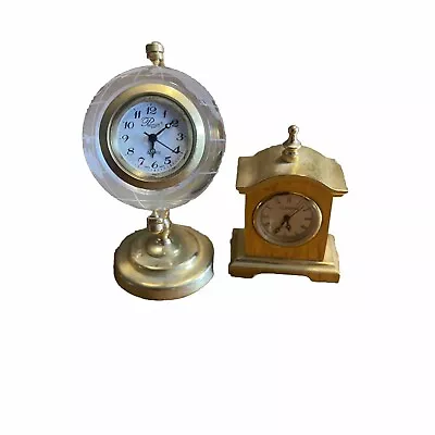 Mini Globe/Clock Quartz Lot  • $29.99