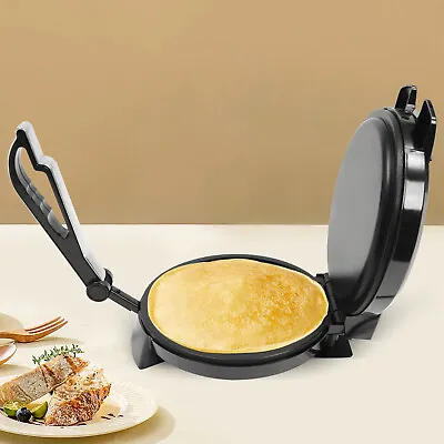 1200W Electric Roti Maker Compact Purpose Tortilla Maker Non-Stick Coating Round • $80