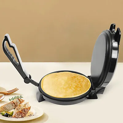 1200W Roti Maker Compact Round Electric Tortilla Baking Machine Non-Stick • $80