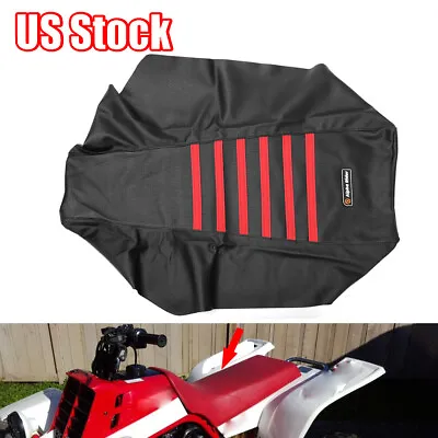 Red & Black Gripper Soft Seat Cover For Yamaha Banshee 350 YFZ 350 1987-2006 ATV • $30.19