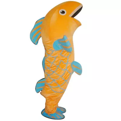 Fish Carp Mascot Costume Halloween Cosplay Party Charactor Fancy Dress Adults UK • £202.13