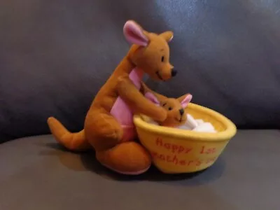£6.99 • Buy Disney's Kanga & Baby Roo In Bath 'Happy 1ST Mothers Day' Plush Soft Toy, Immac 