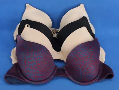 Calvin Klein Victoria Secret Maidenform Lined T-shirt Bra Lot Size 34A #E7809 • $18.99