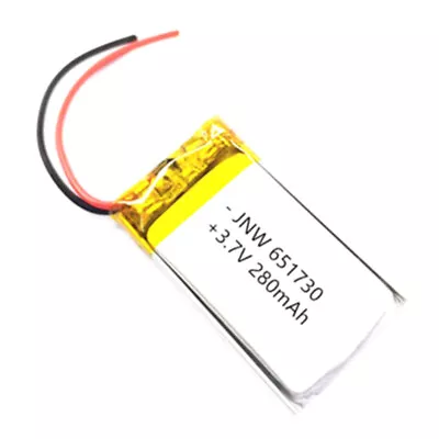 3.7v Lithium Polymer Battery 651730 280MAH Small Toys MP3 MP4 GPS Navigation Sb • £4.68