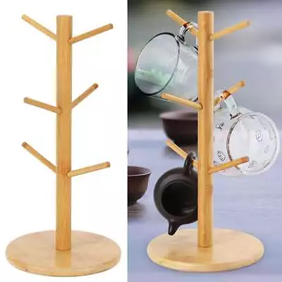 Kitchen Mug Tree Holder Coffee Cup Tea Drying Rack Stand Storage Organizer • $9.89