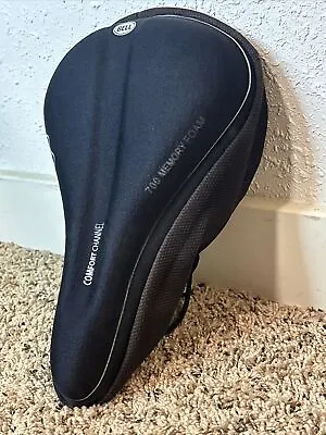 BELL Comfort Channel 700 Memory Foam Base Bicycle Seat Cover Black • $14.01