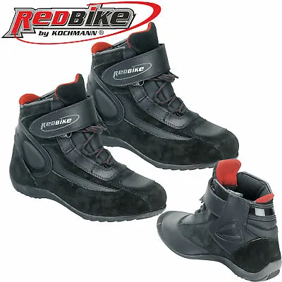 Redbike Rebel Motorcycle Boots Gr.42 Black Boots • $151.27