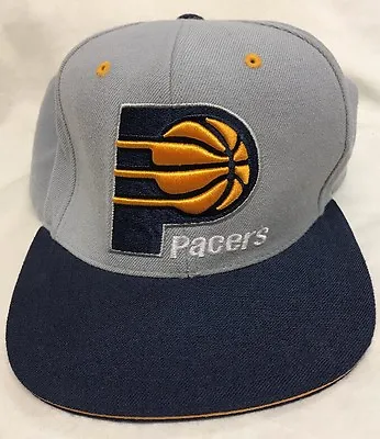 Indiana Pacers Mitchell & Ness Snapback Hat Cap Mens One Size NBA Flat • $17.99