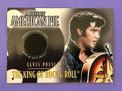 2001 Topps American Pie Relics #PAPM3 Elvis Presley NM-MT Jacket Rock ‘n Roll • $129